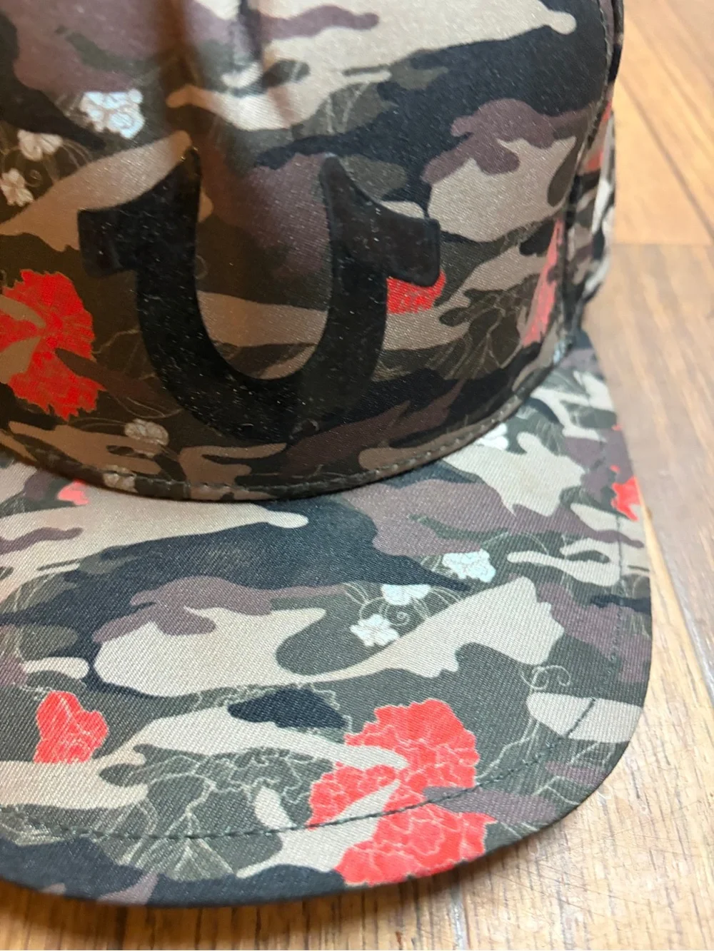 True Religion  Baseball Cap with Red Accent